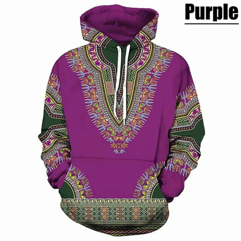 African Print Hoodie