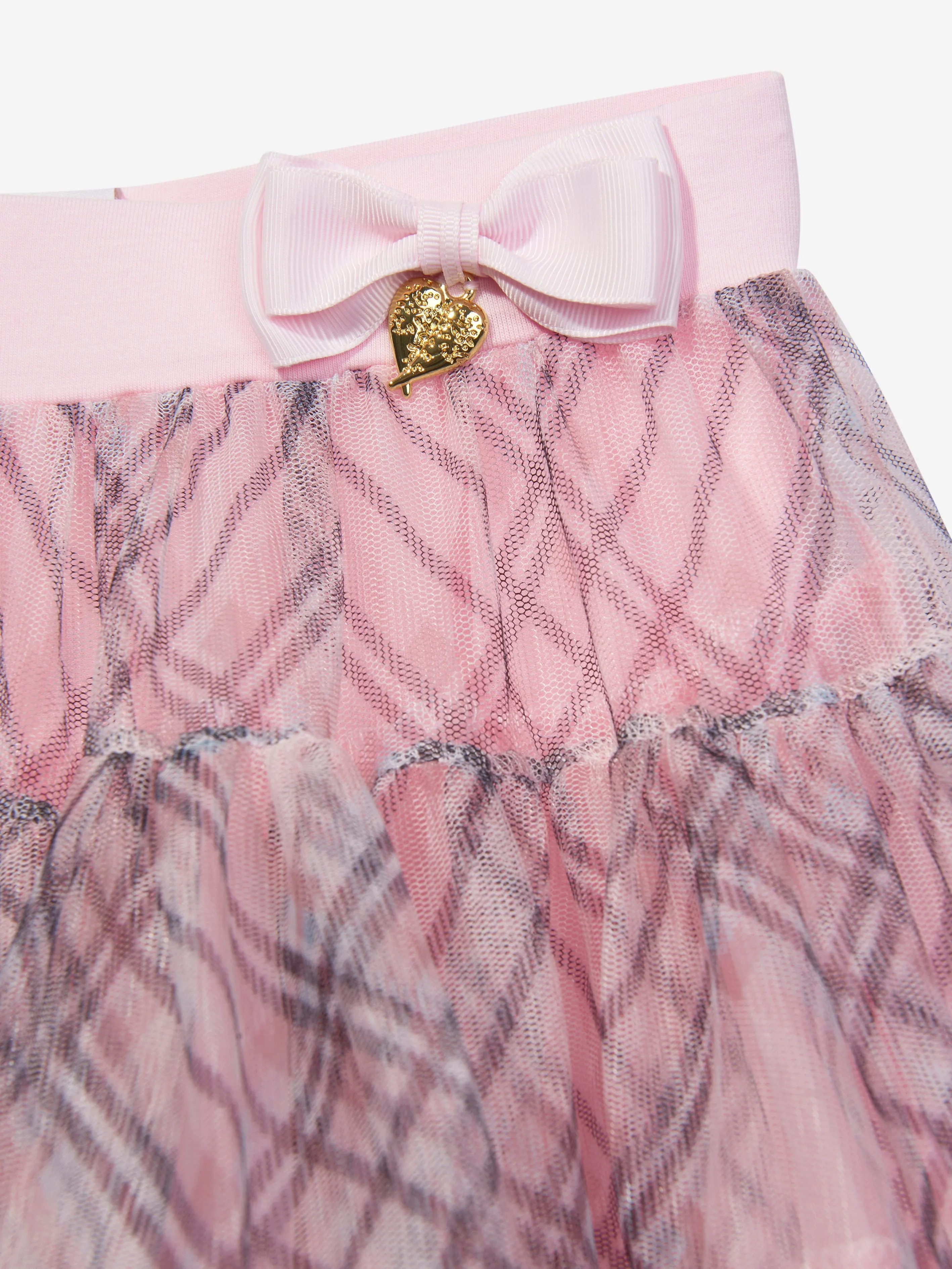 Angels Face Girls Nancy Tartan Tutu in Pink