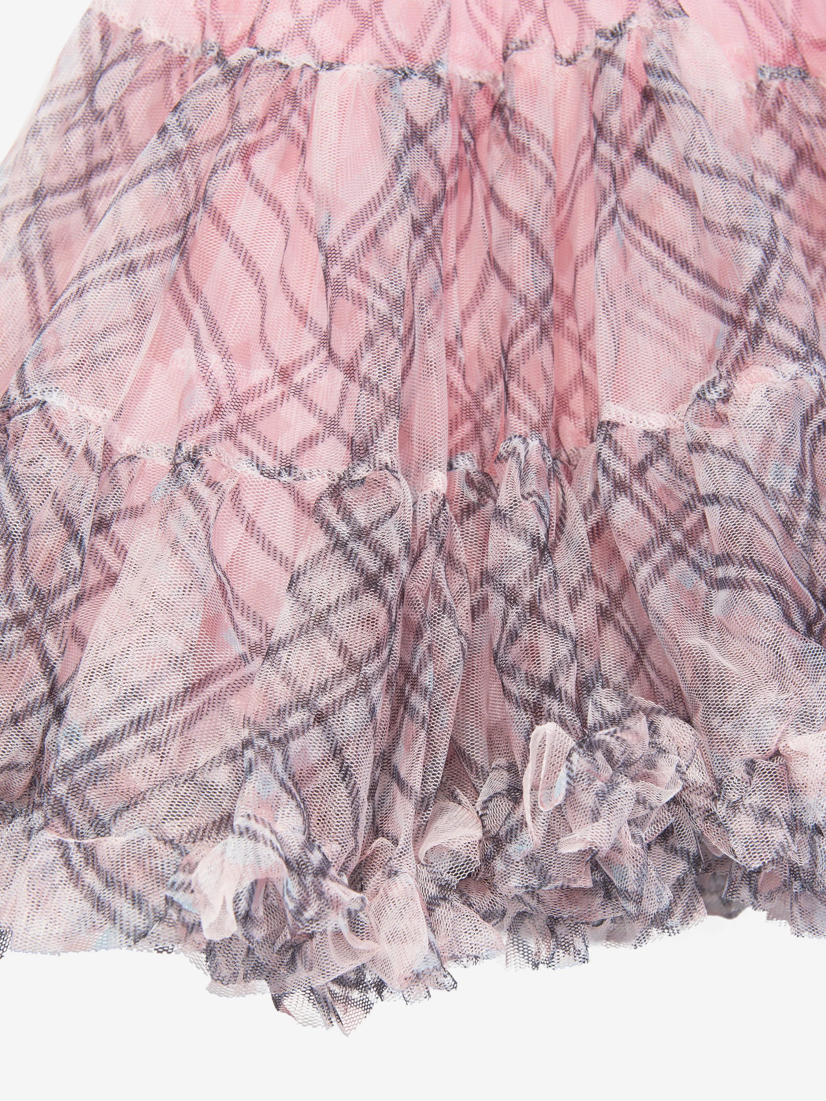 Angels Face Girls Nancy Tartan Tutu in Pink