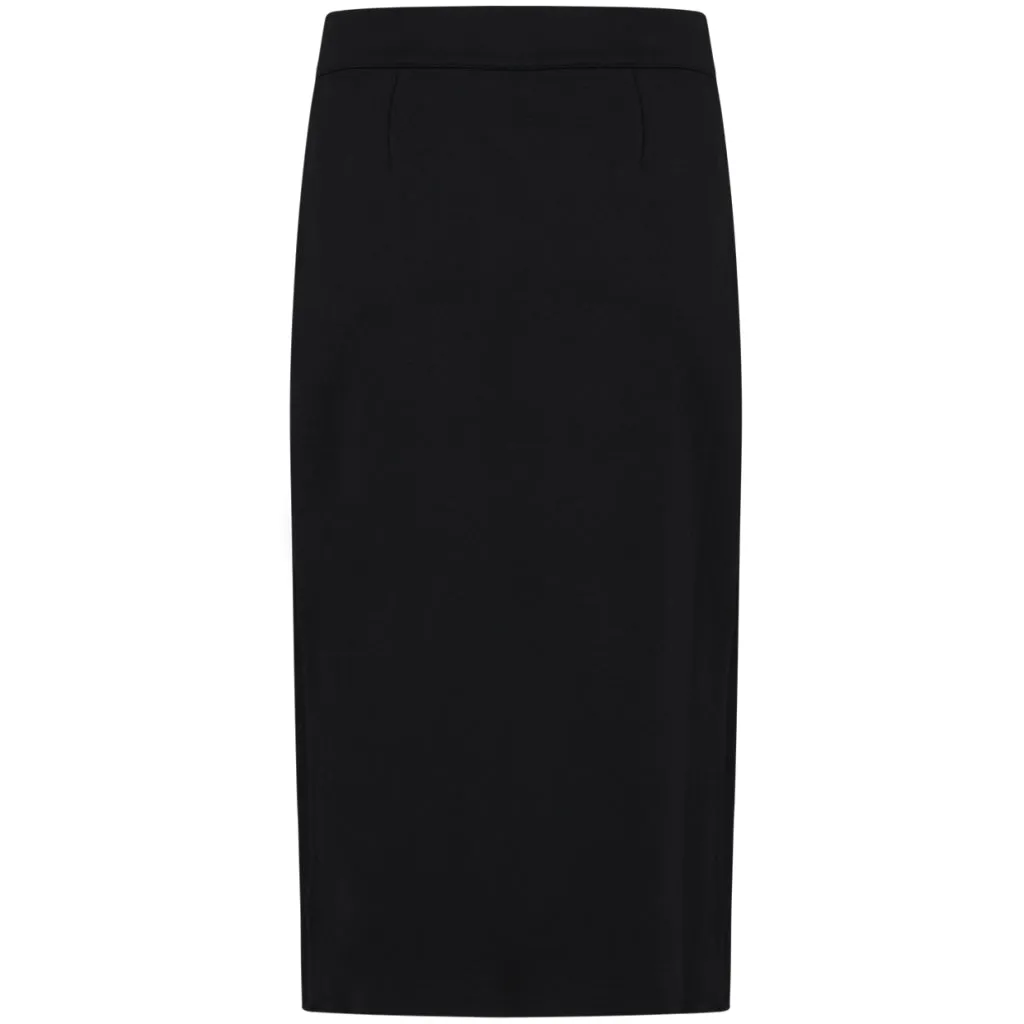 Coster Black Zip Skirt 244-4410