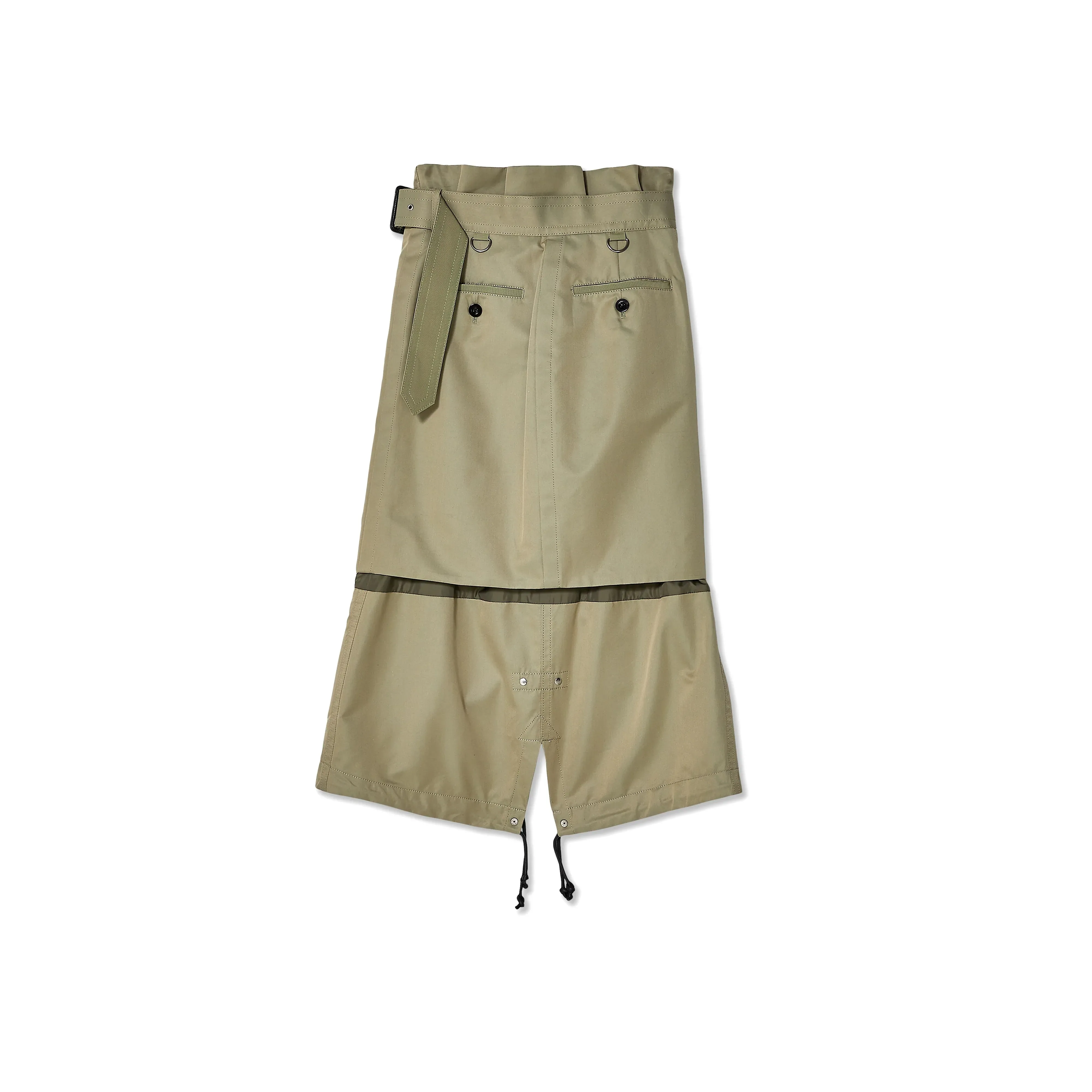 Cotton Gabardine Mix Skirt
