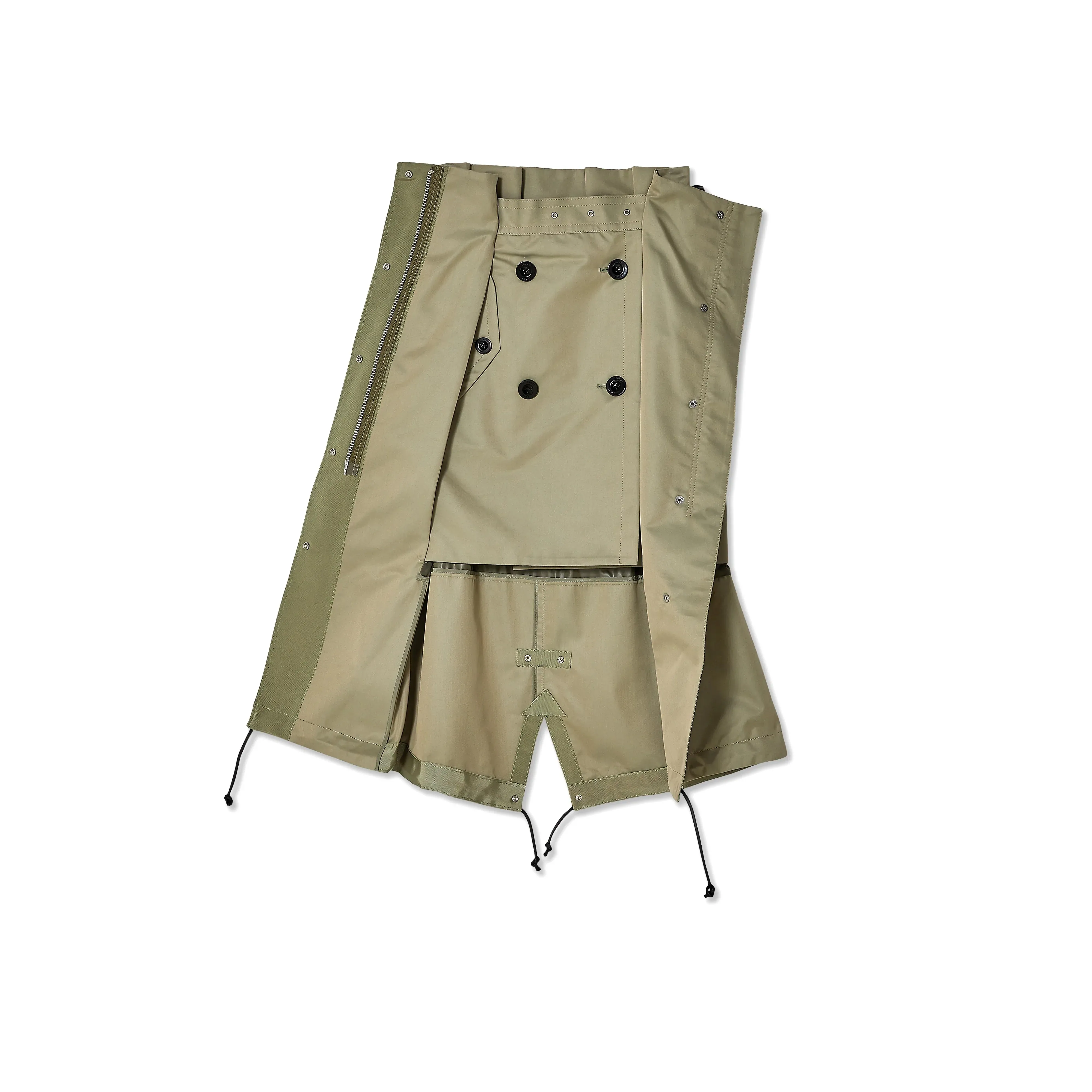 Cotton Gabardine Mix Skirt
