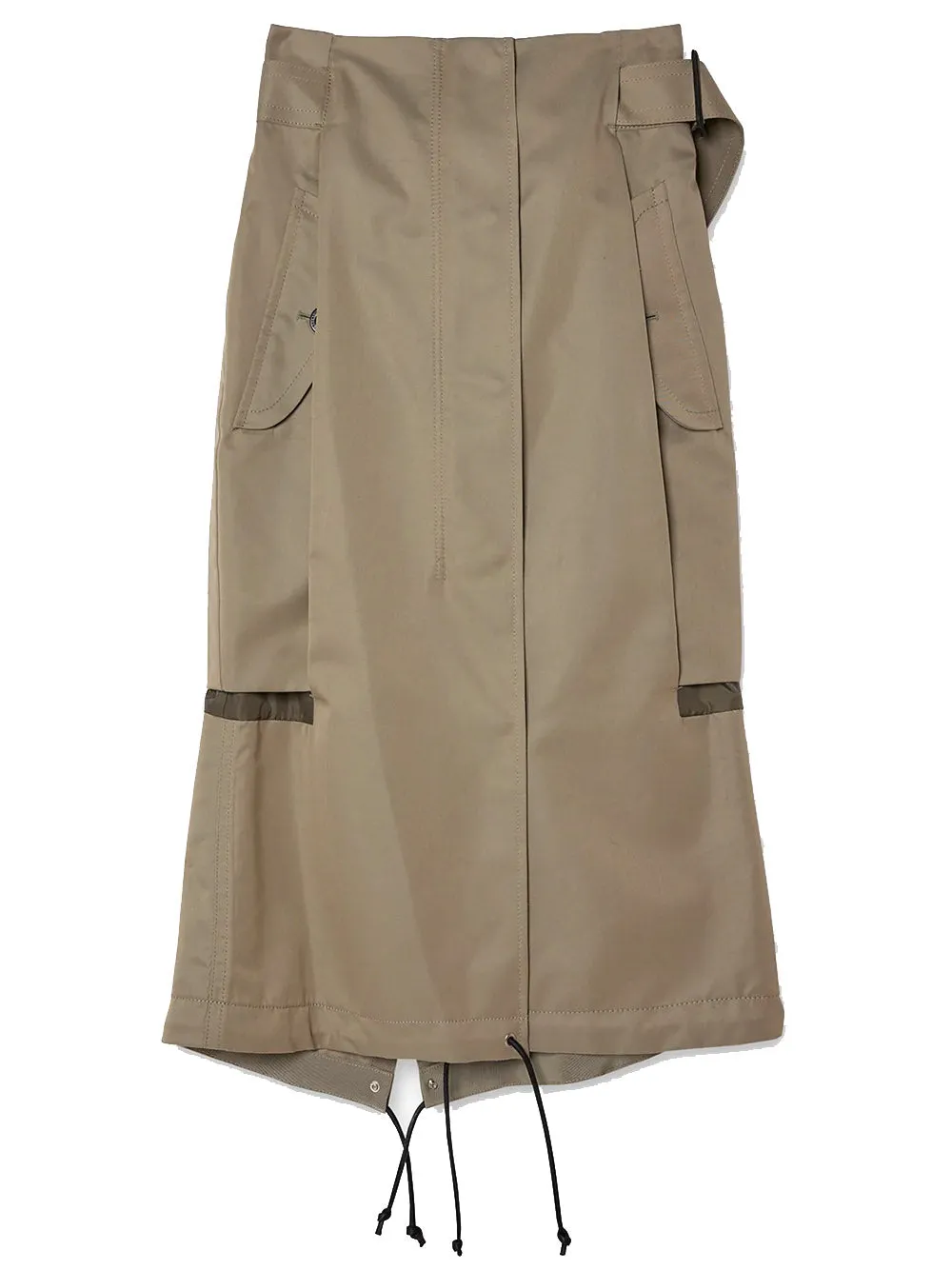 Cotton Gabardine Mix Skirt