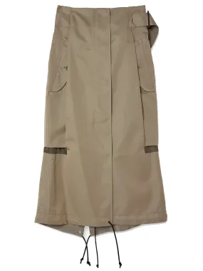 Cotton Gabardine Mix Skirt