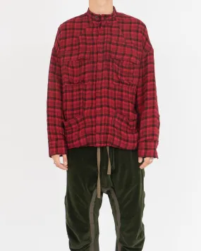 FW17 Quilted Red Runway Shirt