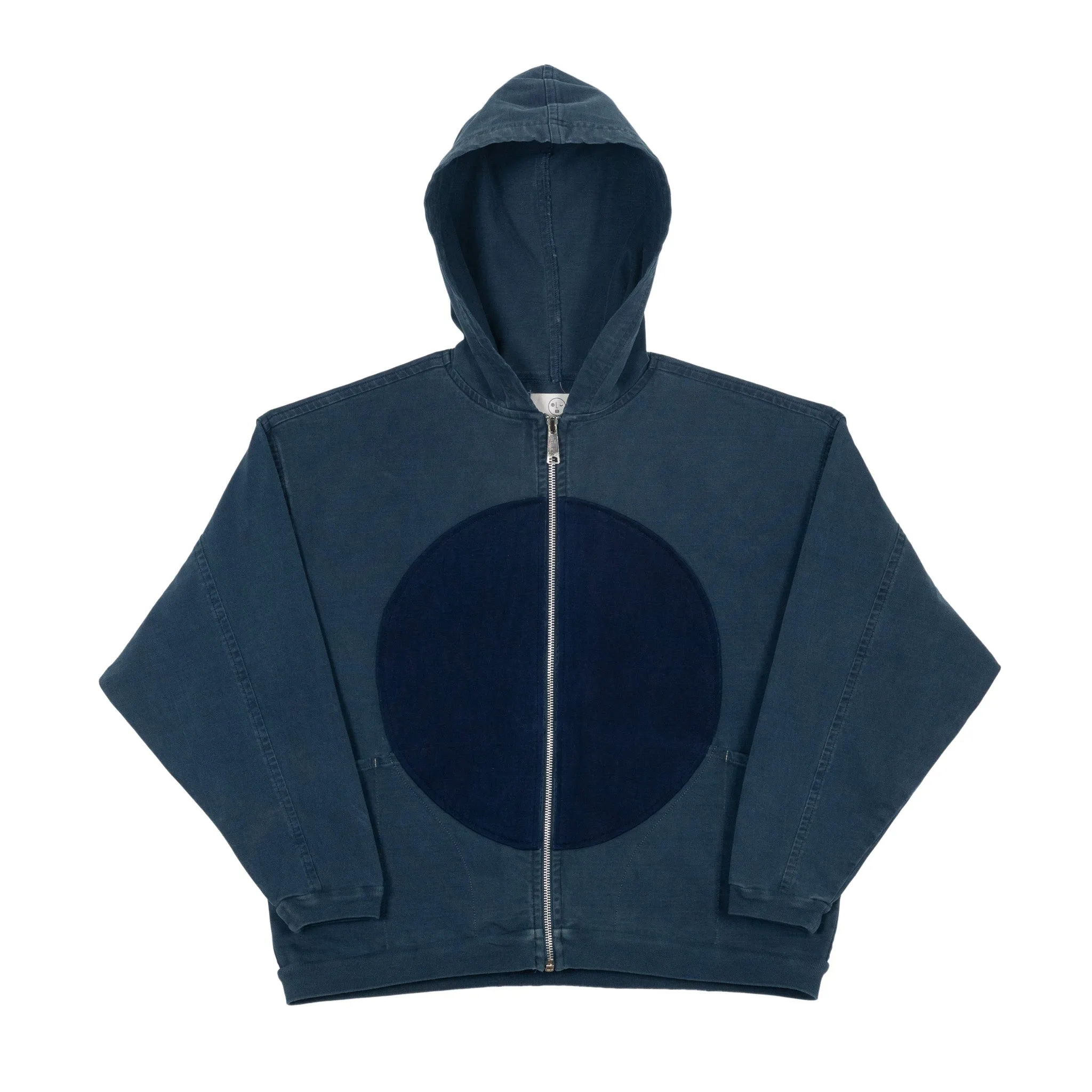 LM x OB Circle Patch Hoodie 2023 - Indigo