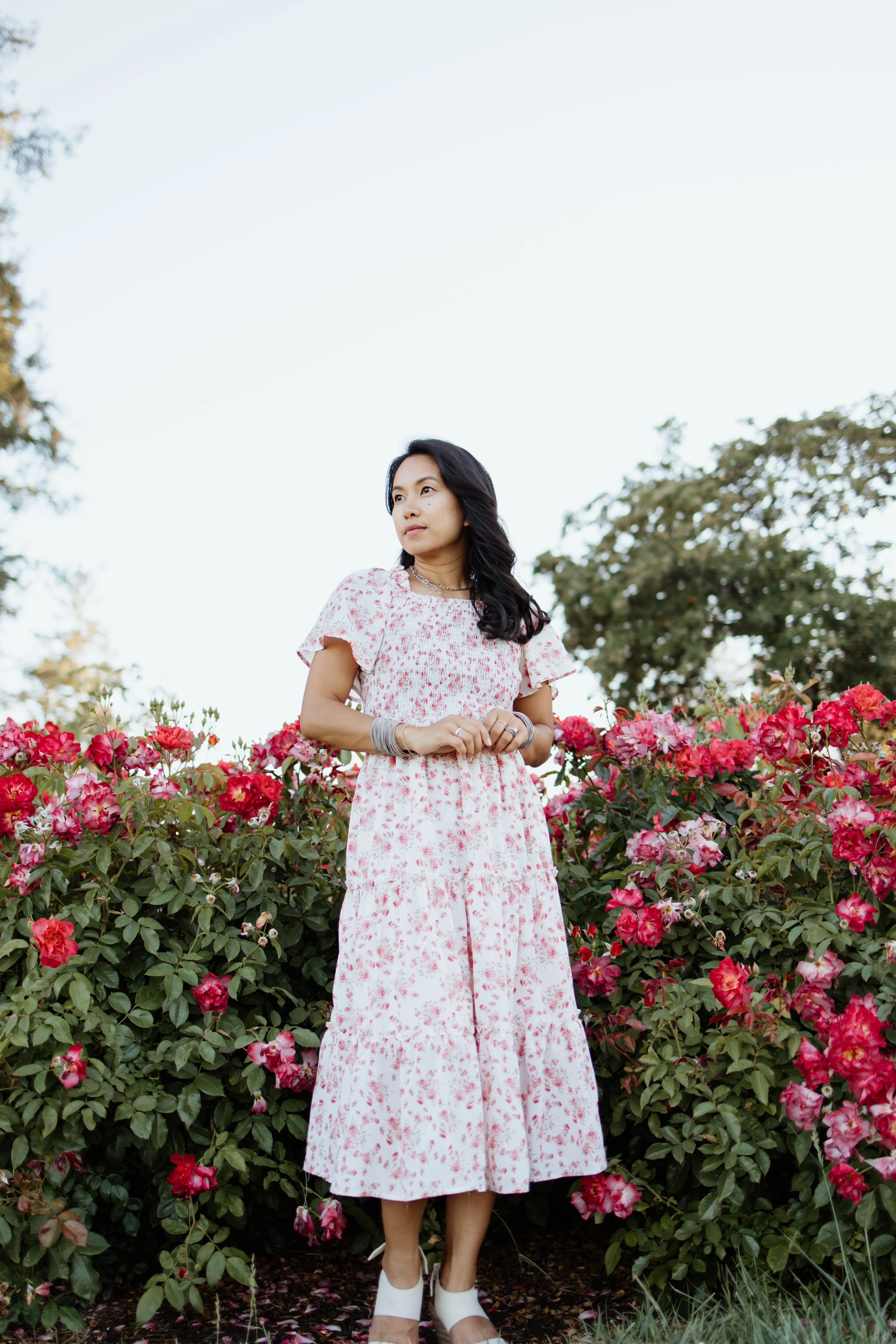 Oana Floral Midi Dress