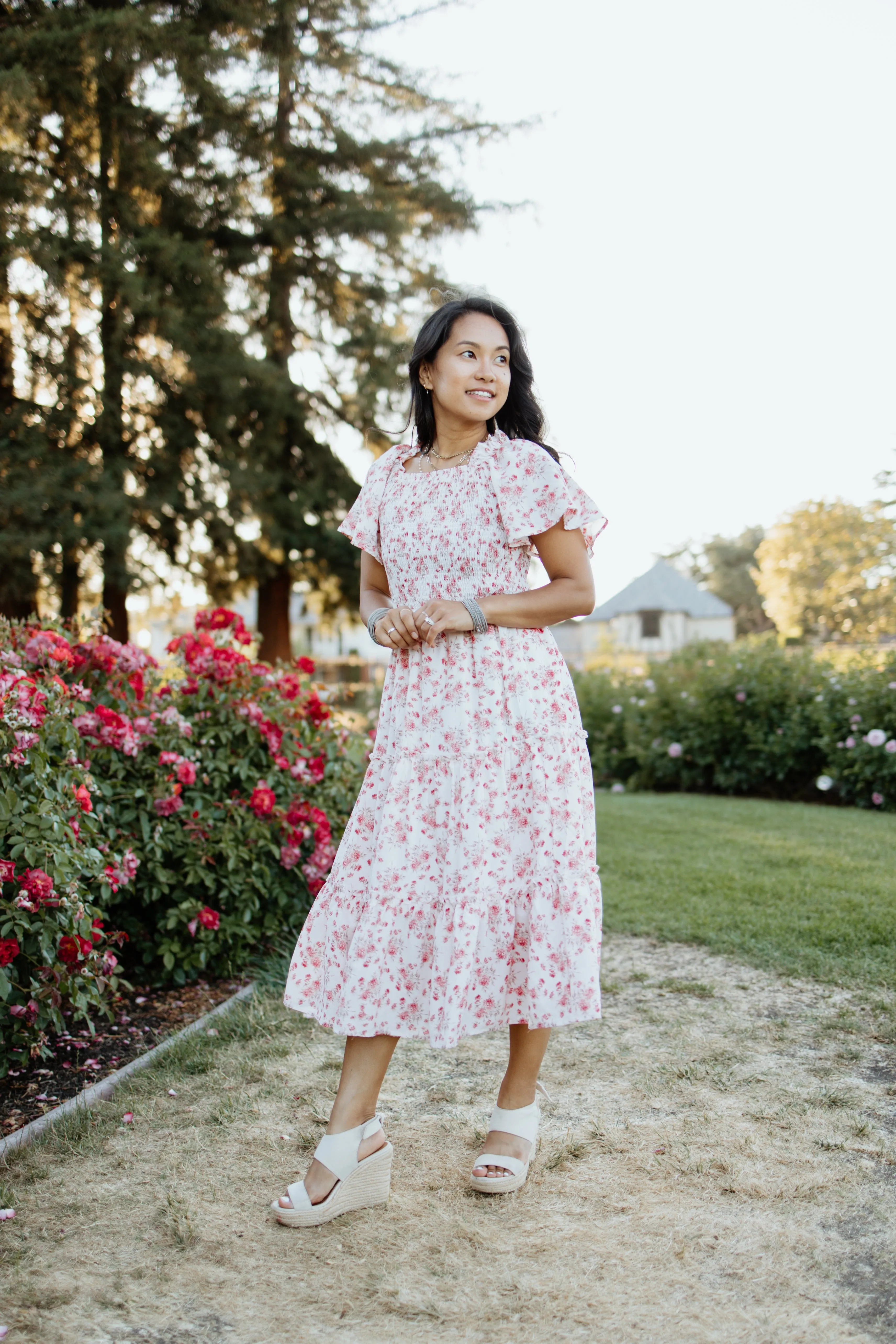 Oana Floral Midi Dress