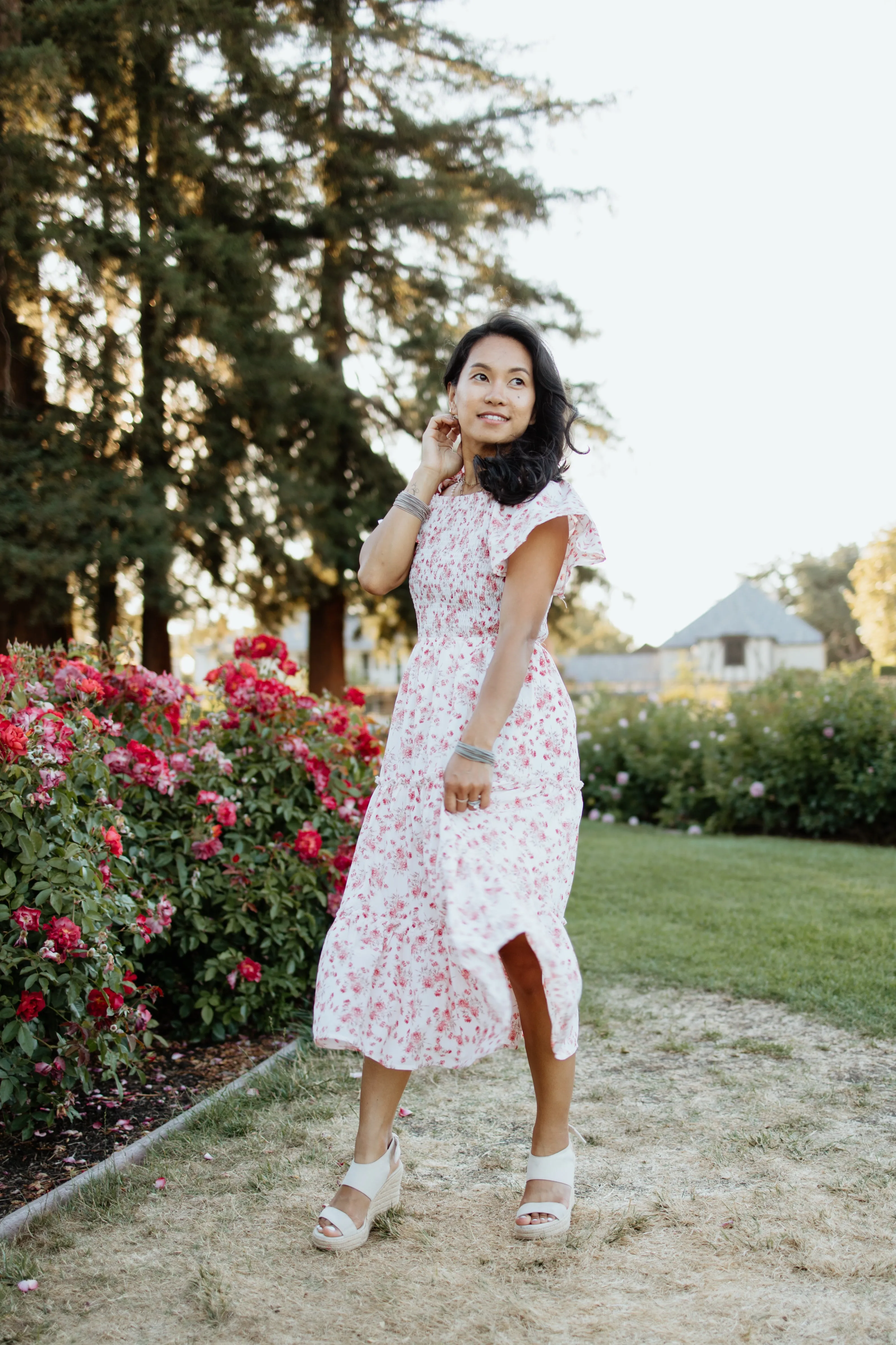 Oana Floral Midi Dress