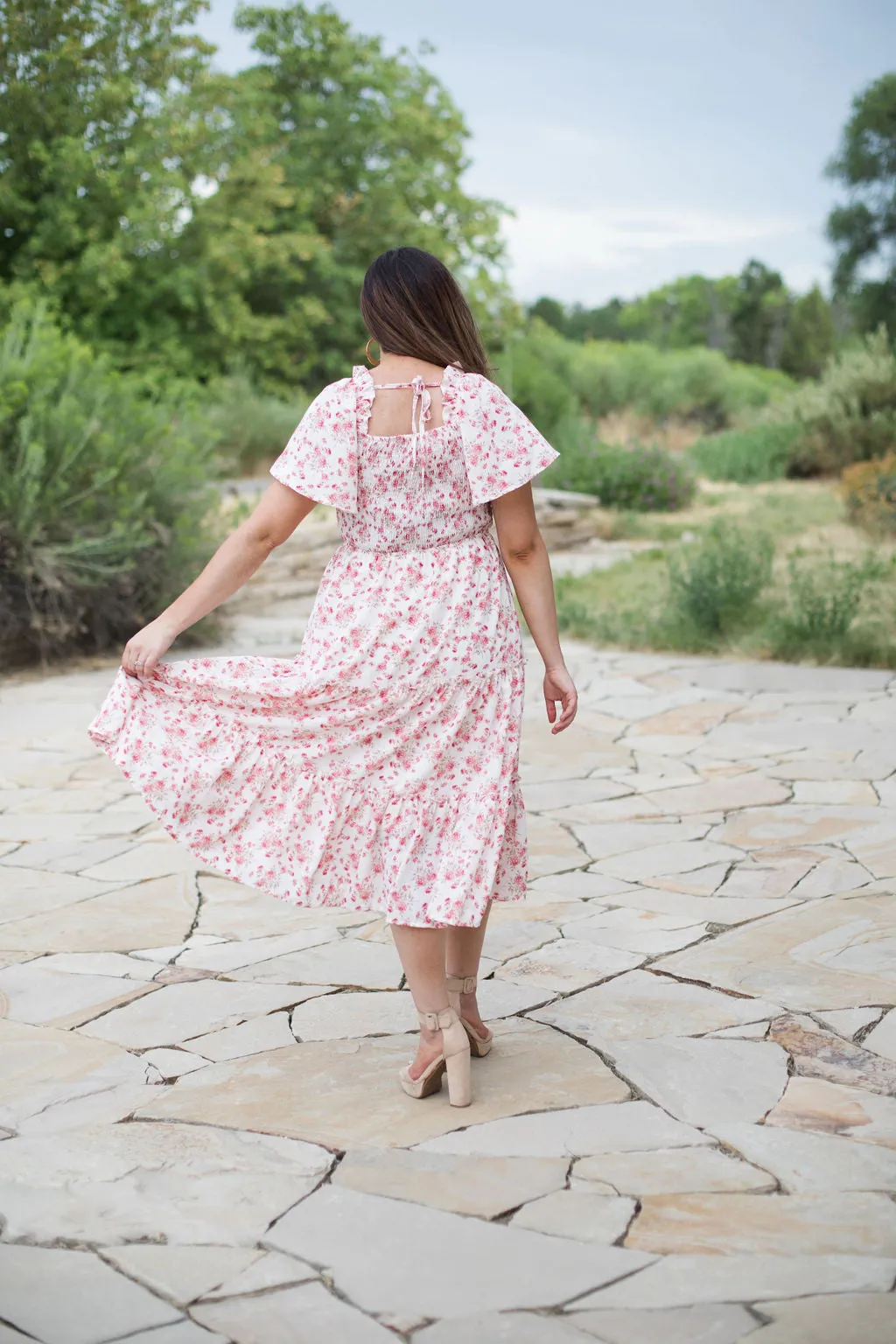 Oana Floral Midi Dress