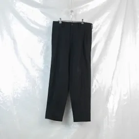 quilted wool trousers