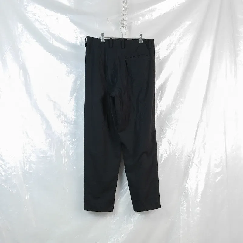 quilted wool trousers