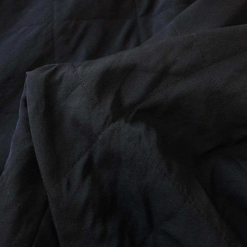 quilted wool trousers