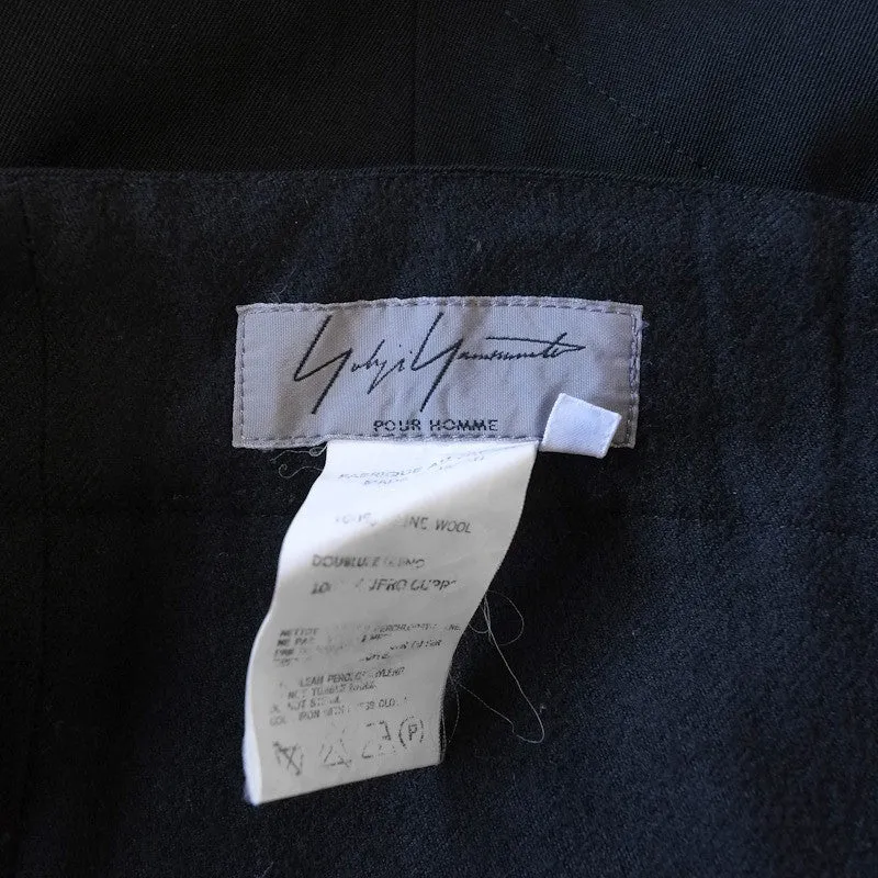 quilted wool trousers