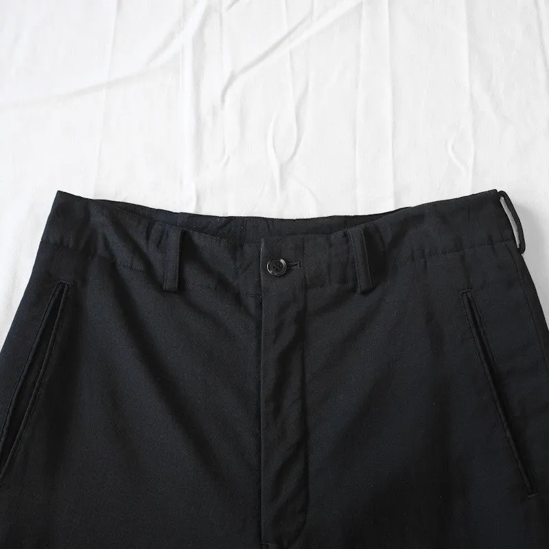 quilted wool trousers