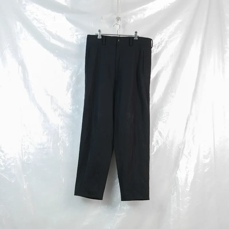 quilted wool trousers