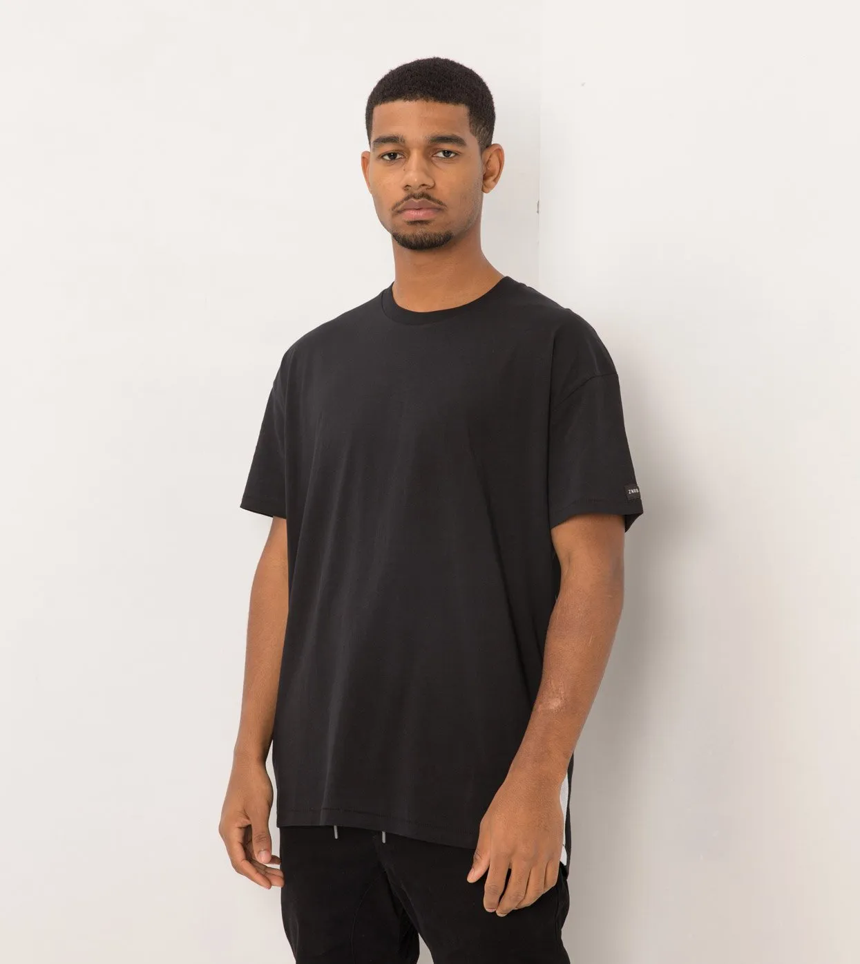 Sideline Rugger Tee Black