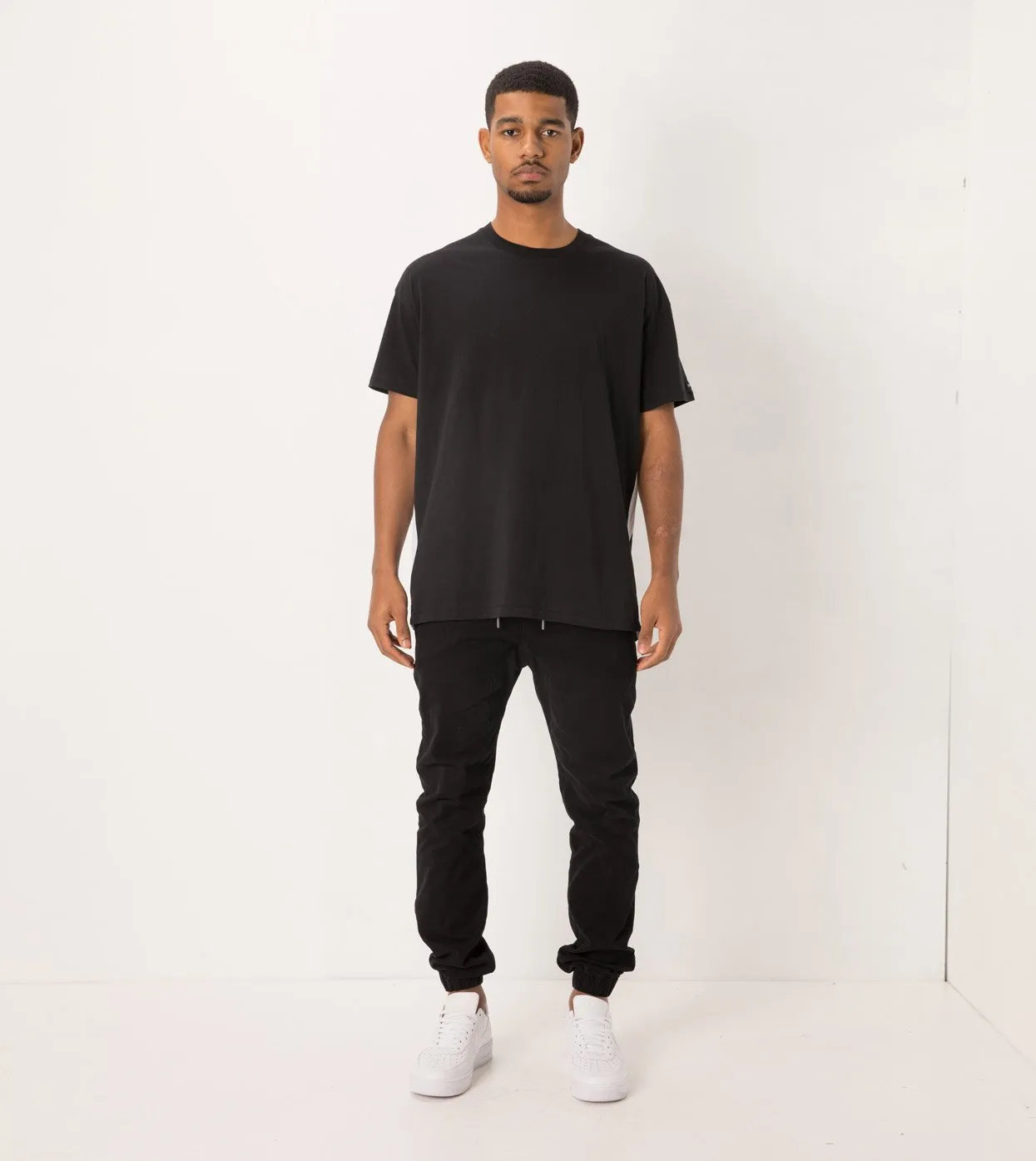Sideline Rugger Tee Black
