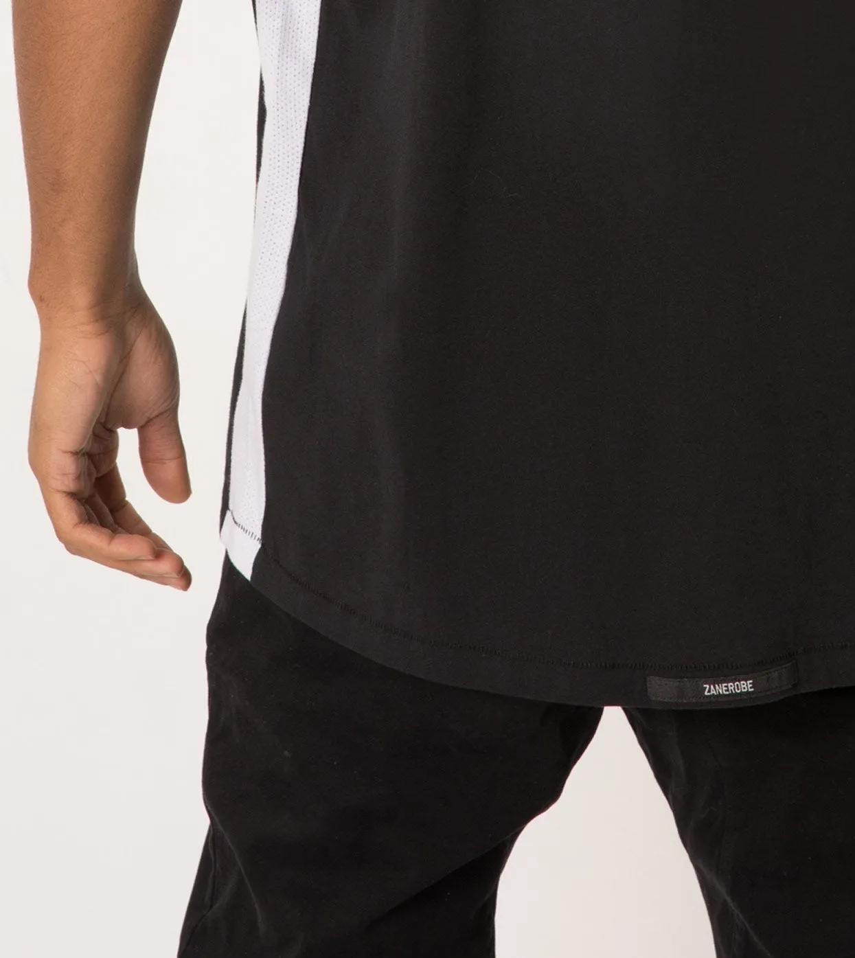 Sideline Rugger Tee Black