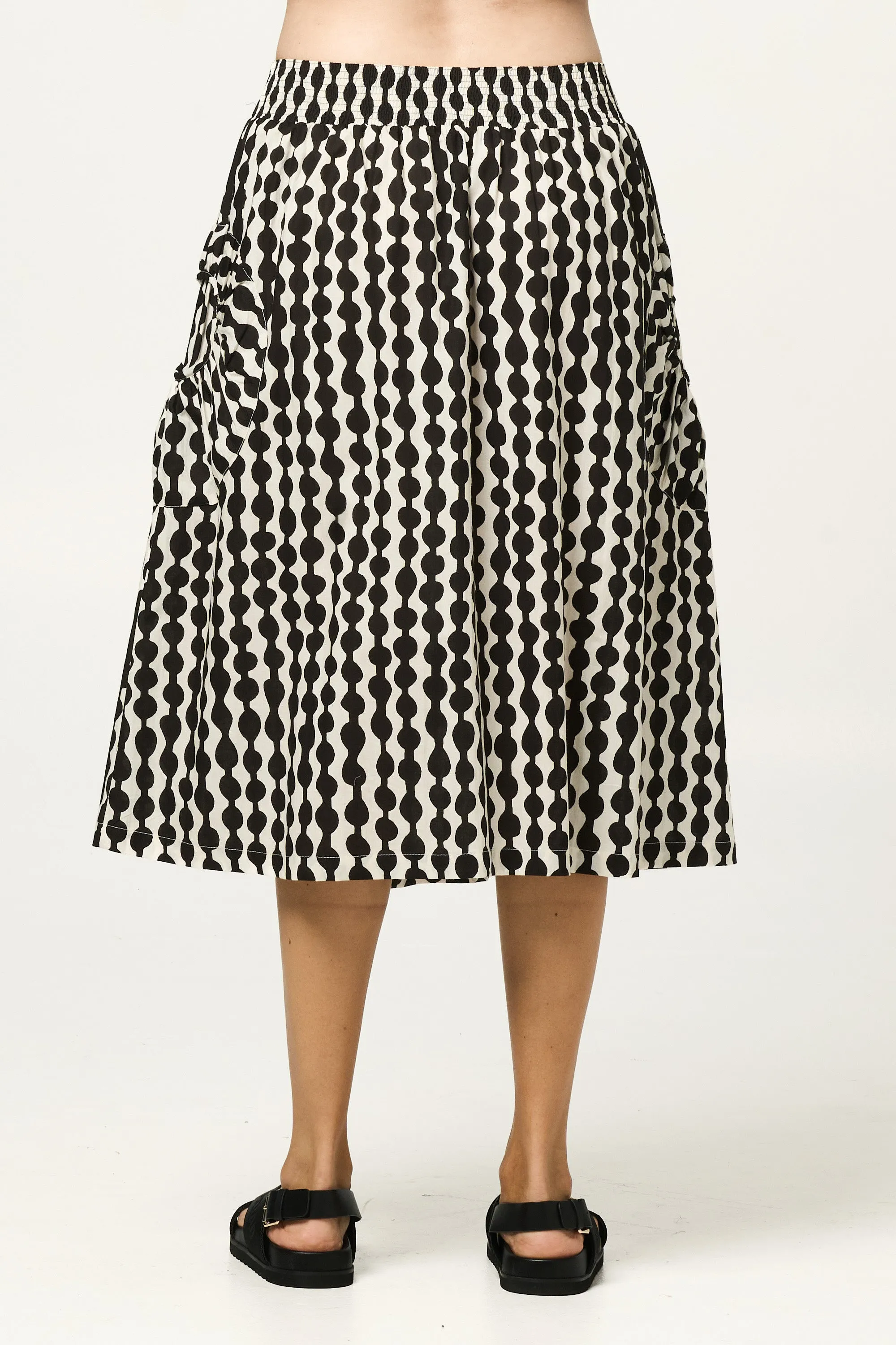 Skirt Jaya - Jewel Black Beauty Cotton