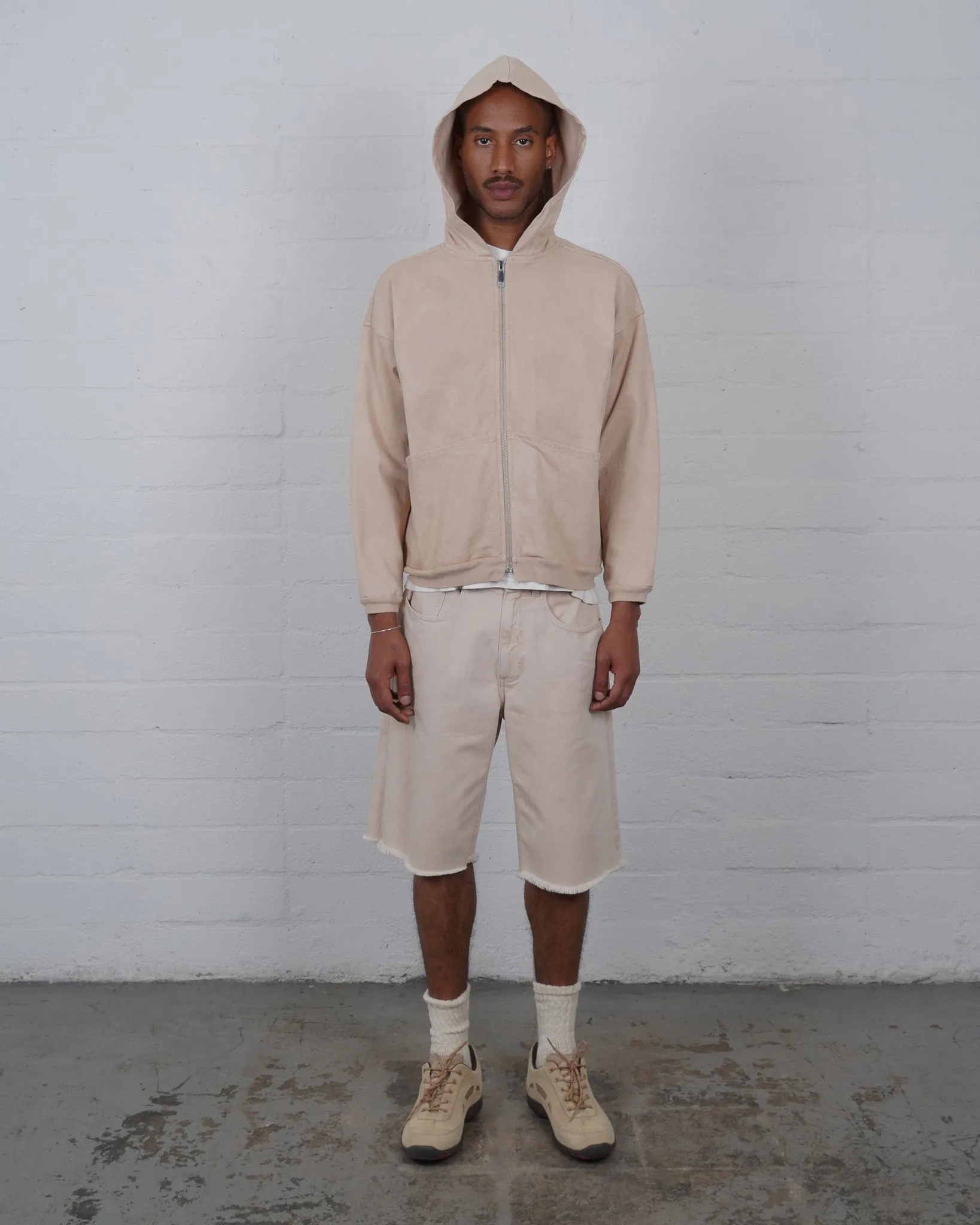 Split Pocket Hoodie - Clay