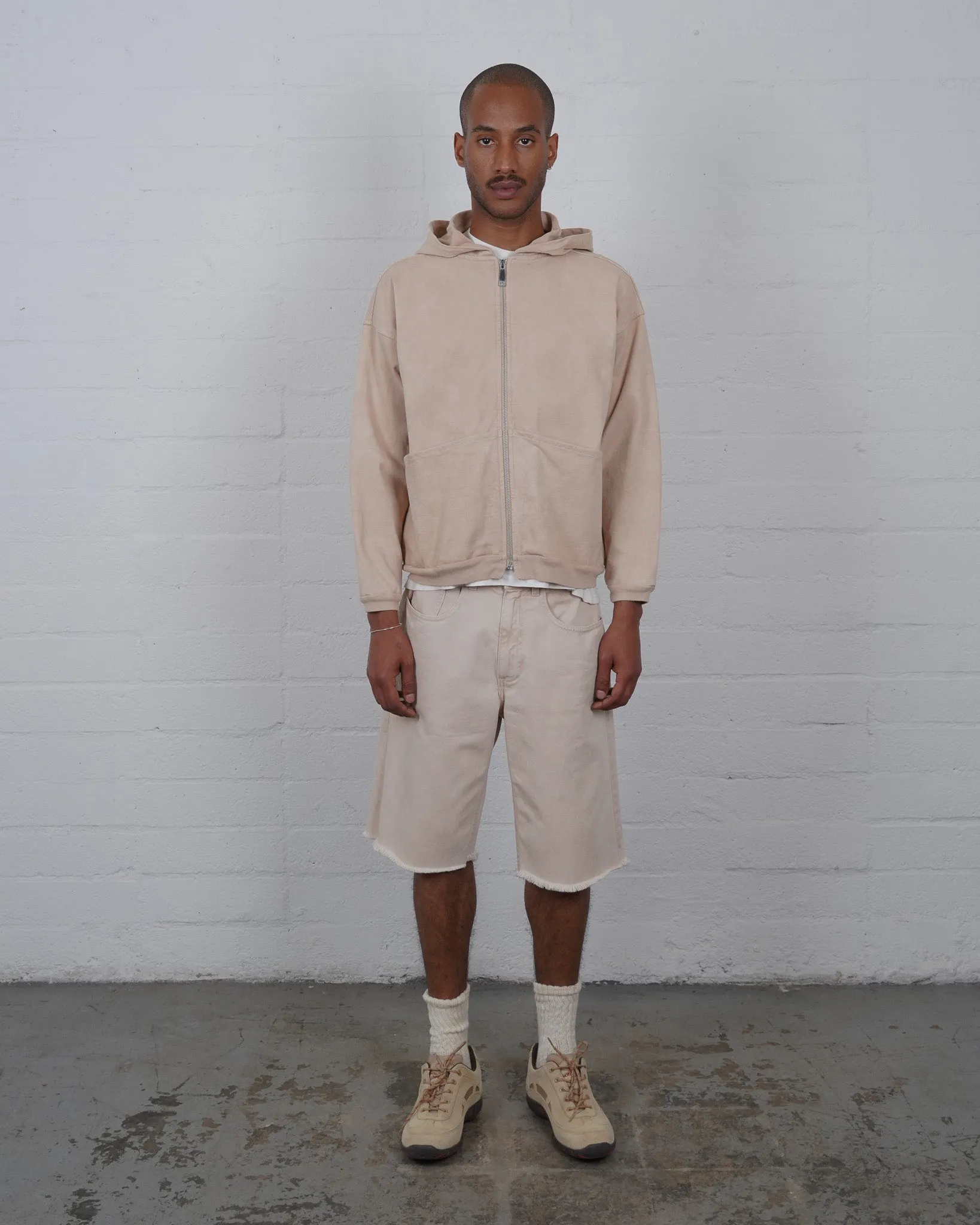 Split Pocket Hoodie - Clay
