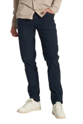 Tech Power Stretch 5-Pocket Pant, Warp Knit 100% Polyester, Navy