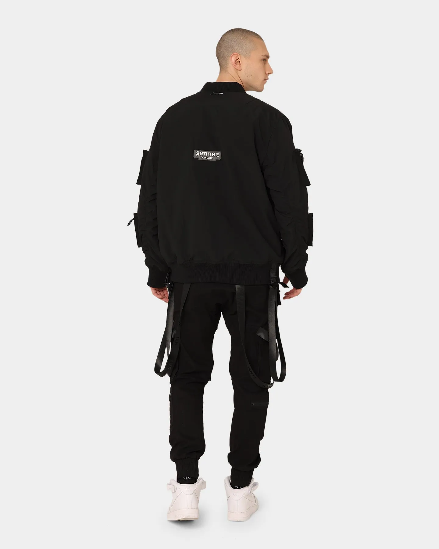 The Anti Order Glasnost Bomber Jacket Black/Bone